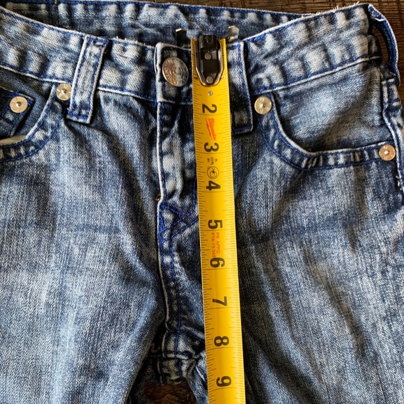 ❤️SOLD Children’s True Religion Straight Fit Contrast Acid Wash Distressed Jeans - Picture 8 of 11